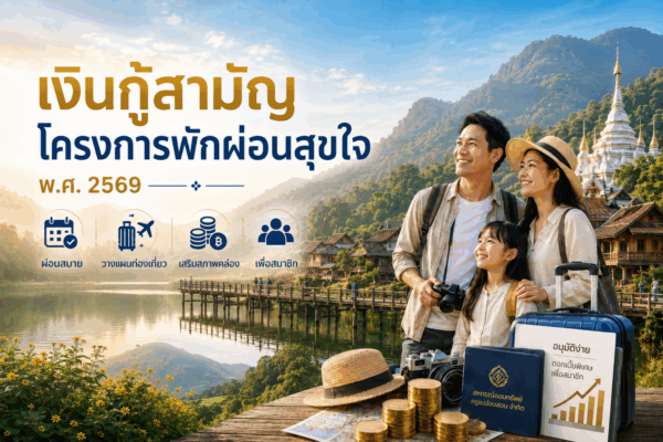 Read more about the article หลักเกณฑ์การให้เงินกู้สามัญโครงการพักผ่อนสุขใจ พ.ศ. 2569