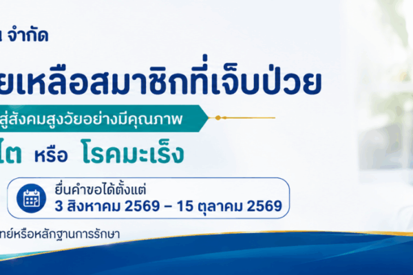 Read more about the article โครงการสหกรณ์ร่วมใจสู่สังคมสูงวัยอย่างมีคุณภาพ